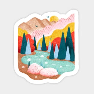 River Valley Sticker